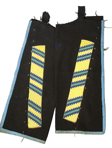 Native American Beaded Leather chaps 