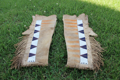 Native American Beaded Leather chaps 