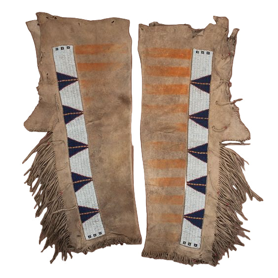 Native American Beaded Leather chaps 
