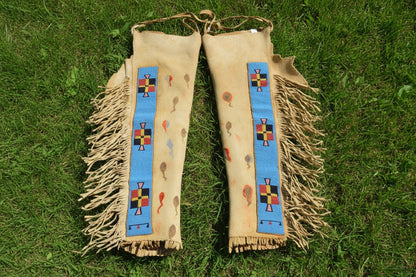 Native American Beaded Leather chaps