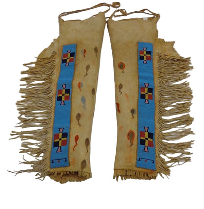 Native American Beaded Leather chaps