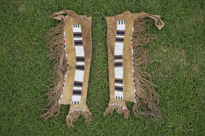 Native American Beaded Leather chaps 