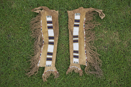 Native American Beaded Leather chaps 