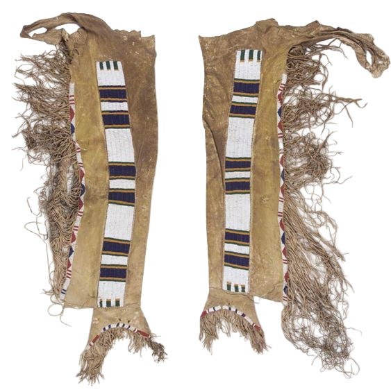 Native American Beaded Leather chaps 