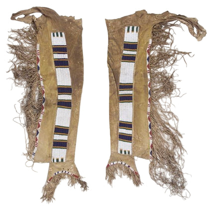 Native American Beaded Leather chaps 