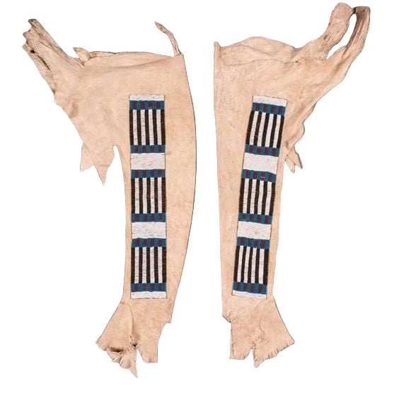 Native American Beaded Leather chaps 