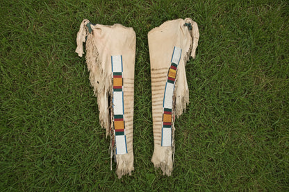 Native American Beaded Leather chaps 