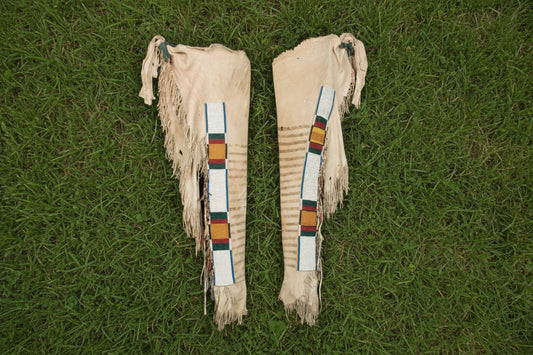 Native American Beaded Leather chaps 
