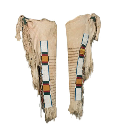 Native American Beaded Leather chaps 