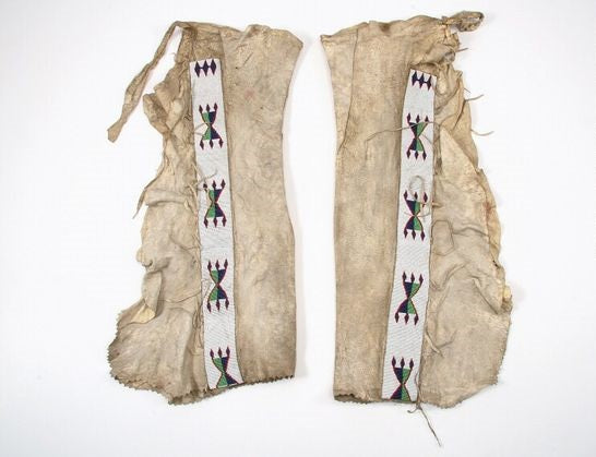Native American Beaded Leather chaps 