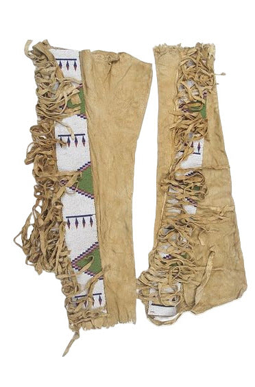 Native American Beaded Leather chaps 