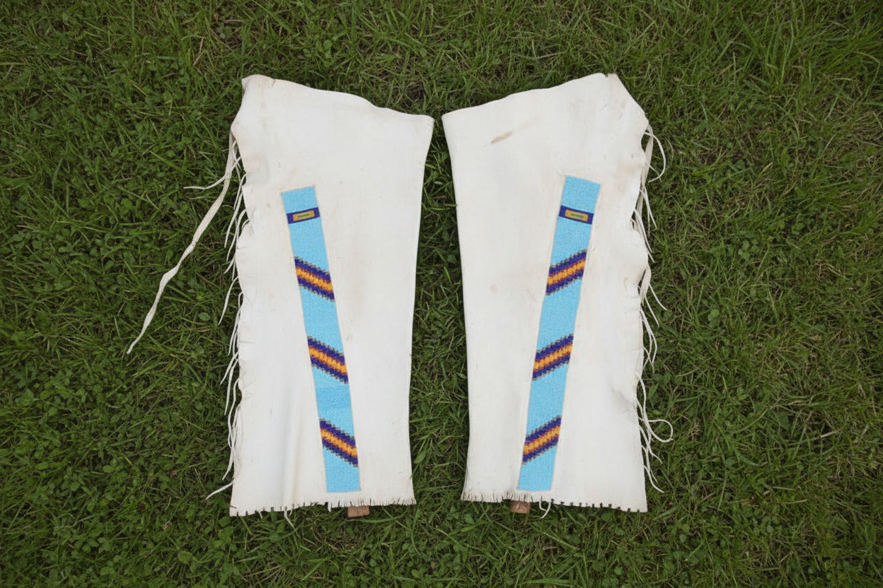 Native American Beaded Leather chaps 