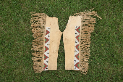 Native American Beaded Leather chaps 