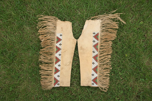 Native American Beaded Leather chaps 