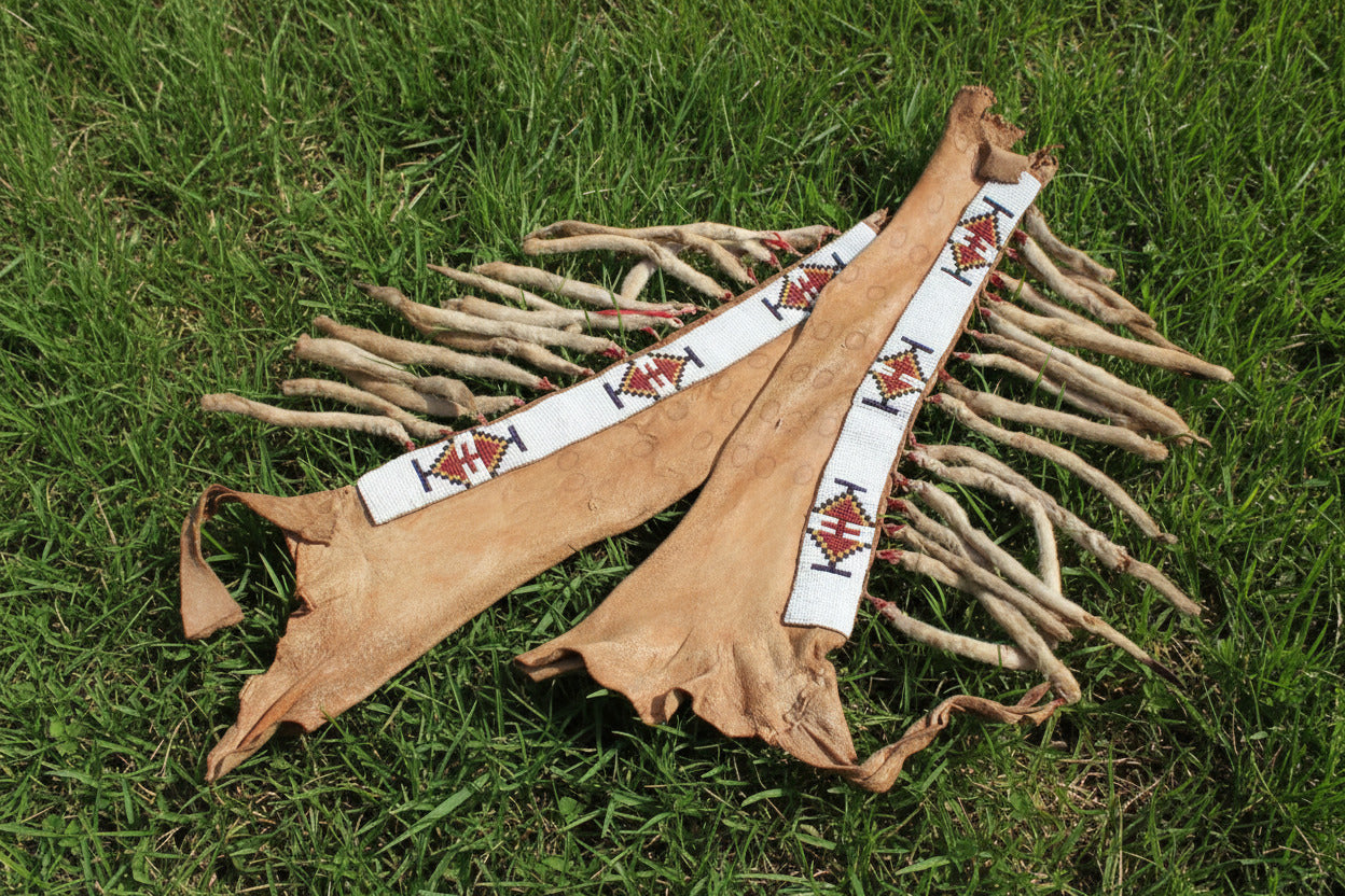 Native American Beaded Leather chaps 