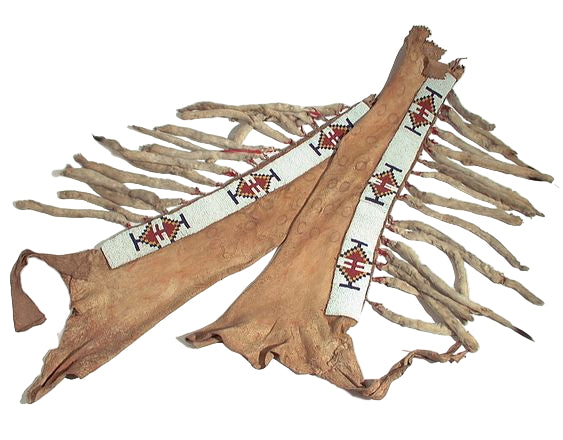 Native American Beaded Leather chaps 