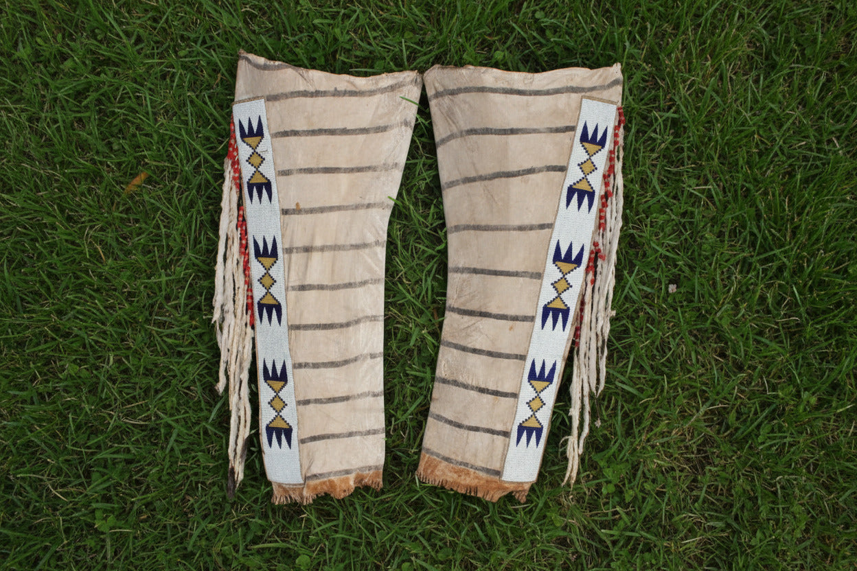Native American Beaded Leather chaps