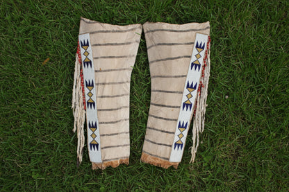 Native American Beaded Leather chaps
