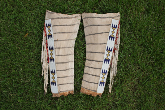 Native American Beaded Leather chaps