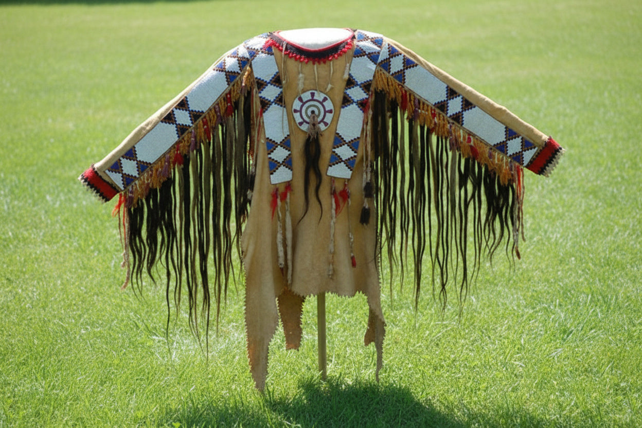 Beaded War Shirt For Powwow