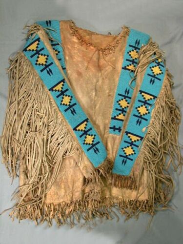 Native American Beaded War Shirt Powwow Regalia PWS187