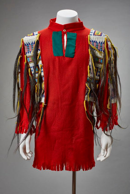 Native American Beaded War Shirt Powwow Regalia PWS466