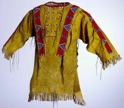Native American Beaded War Shirt Powwow Regalia PWS85