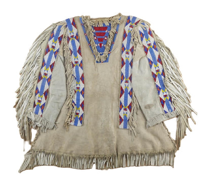 Native American Beaded War Shirt Powwow Regalia