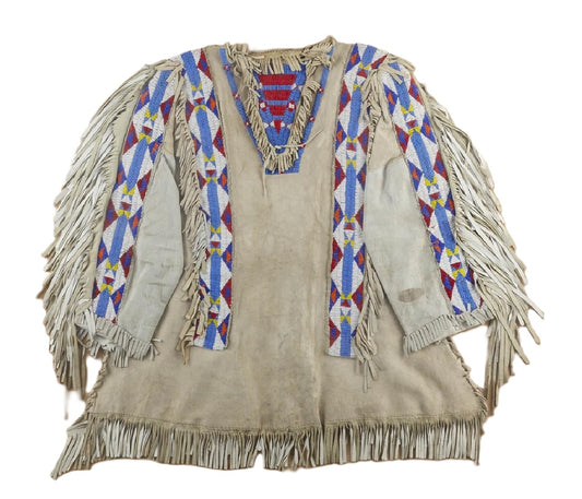 Native American Beaded War Shirt Powwow Regalia