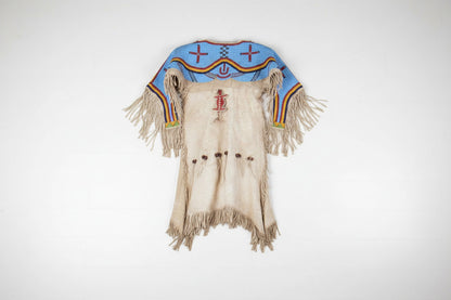 Native American Woman’s Beaded Yoke Dress