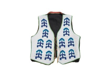Native American beaded powwow vest

