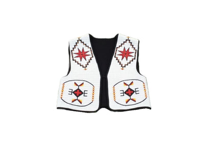 Native American Powwow Front Beaded Vest for Men NFV774