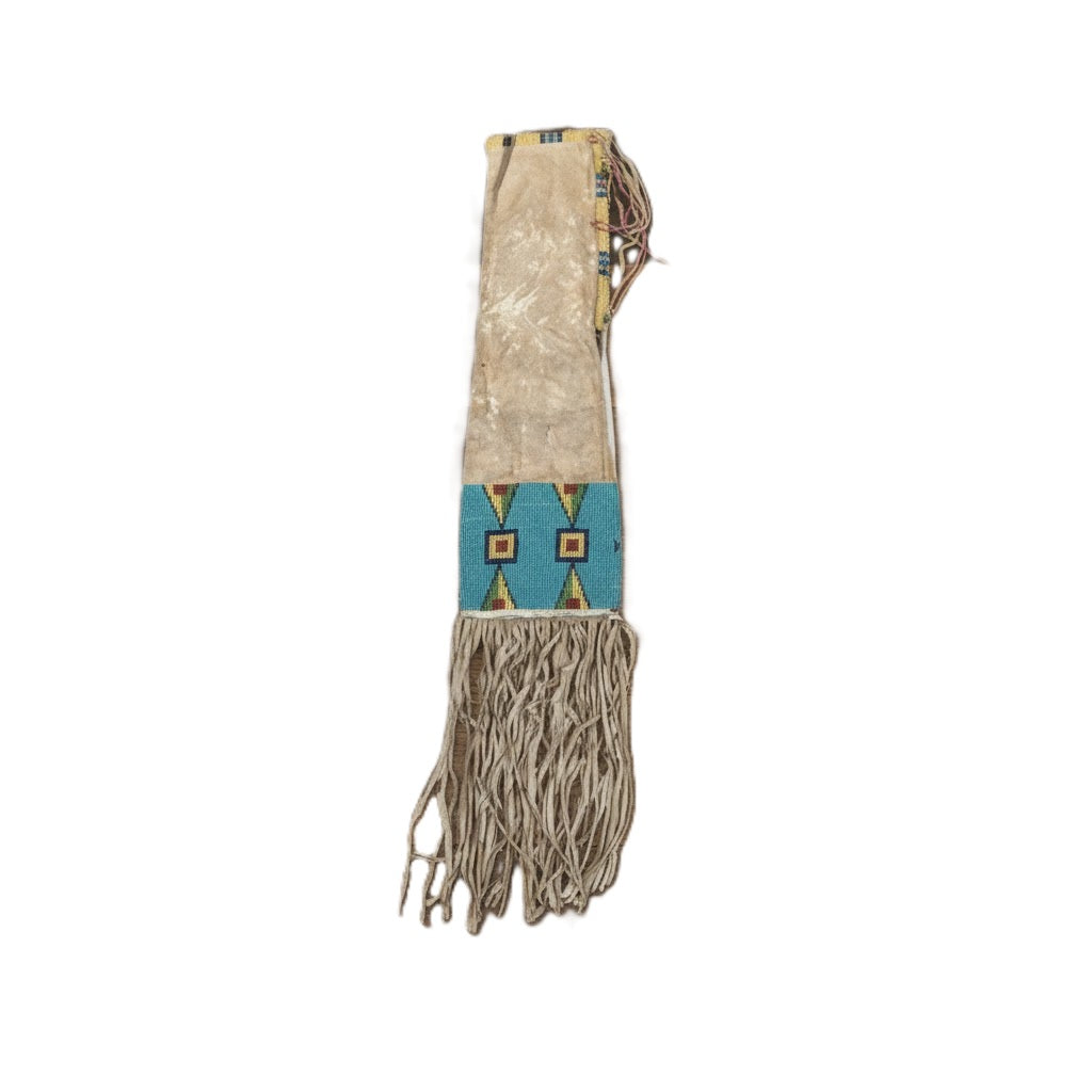 native American beaded pipe bag