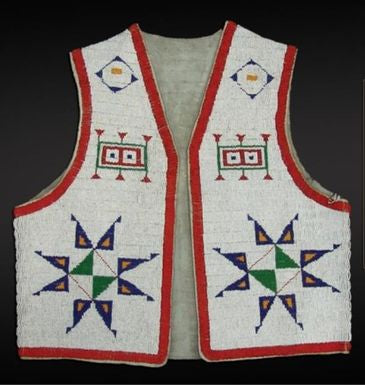 Native American Powwow Beaded Vest for Men NPV109