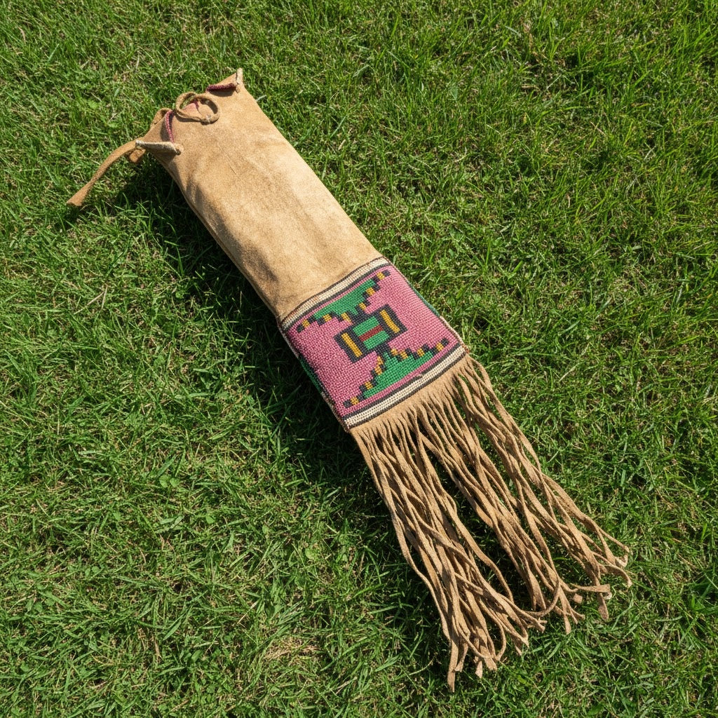 Native American Beaded Bags for Powwow - Pipe Bag PWBG101