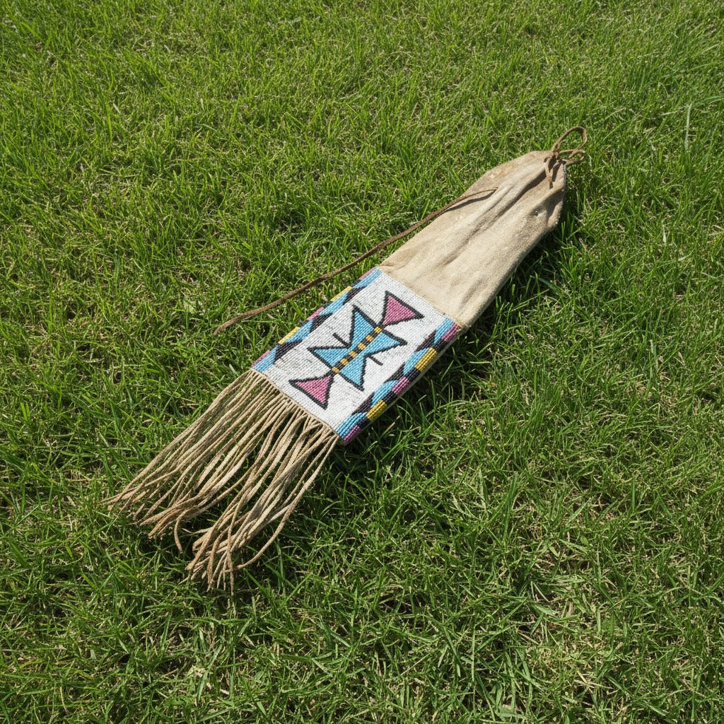 Native American Beaded Bags for Powwow - Pipe Bag PWBG105