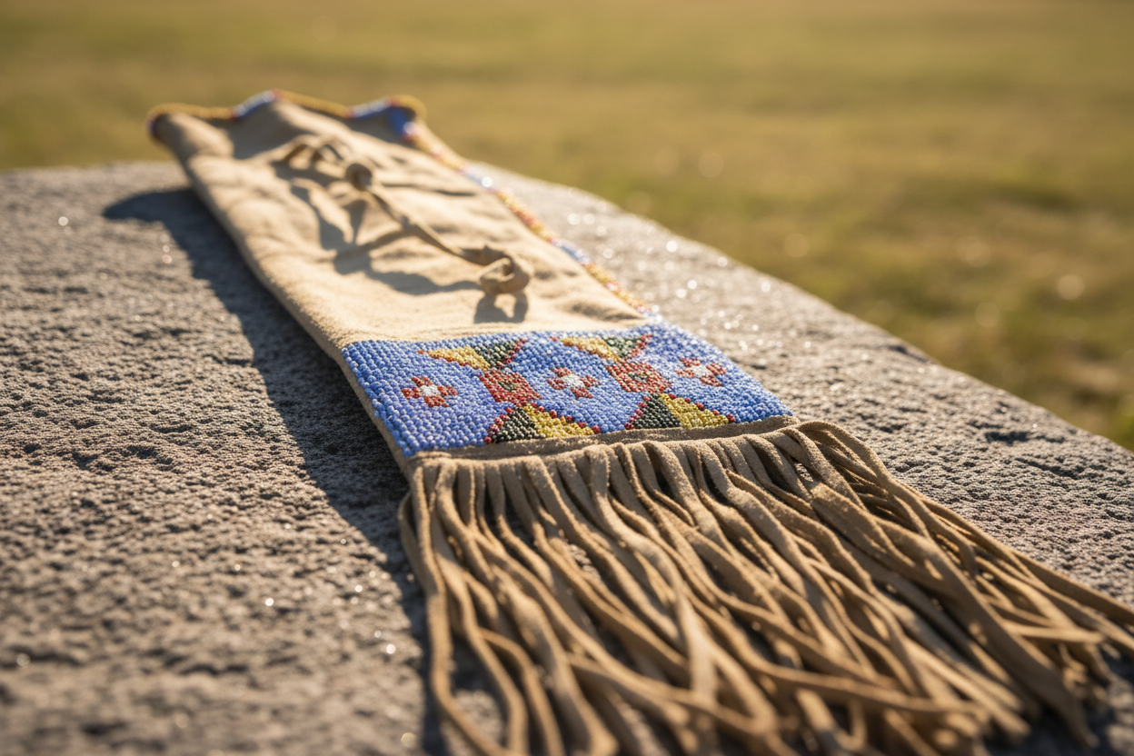 NATIVE EAGLE PIPE BAG