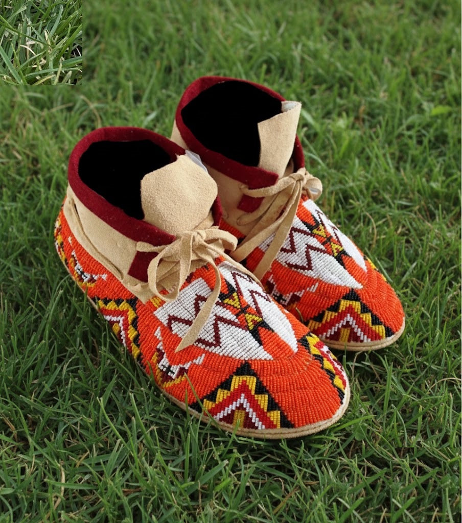 Native American Beaded Moccasin