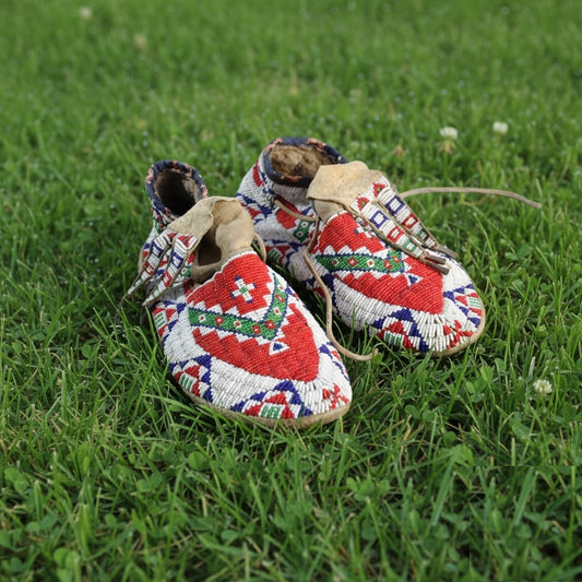 Native American Beaded Moccasin