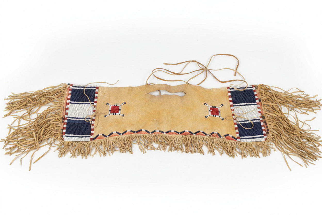 Handcrafted Native American Beaded Horse Regalia Saddle Bag PWSD303