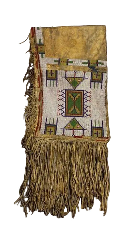 Handcrafted Native American Beaded Horse Regalia Saddle Bag PWSD333