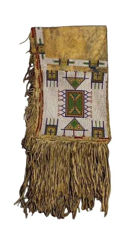 Handcrafted Native American Beaded Horse Regalia Saddle Bag PWSD333
