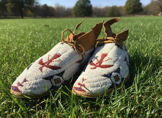 Native American Beaded moccasin