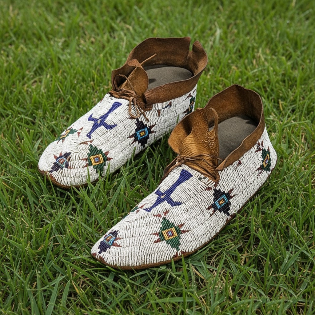 Native American Beaded moccasin
