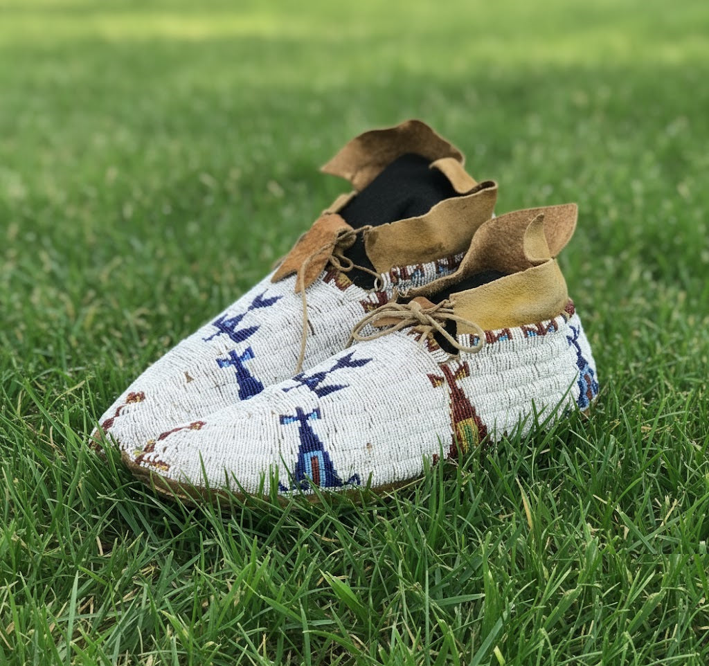 Native American Beaded moccasin