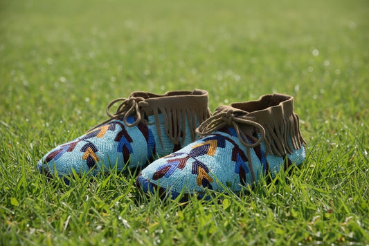 Native American Beaded Moccasin