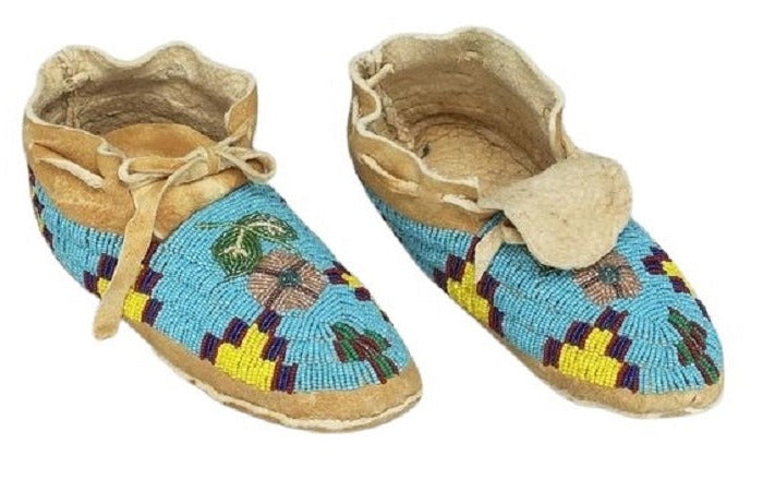 Native American Beaded Moccasin