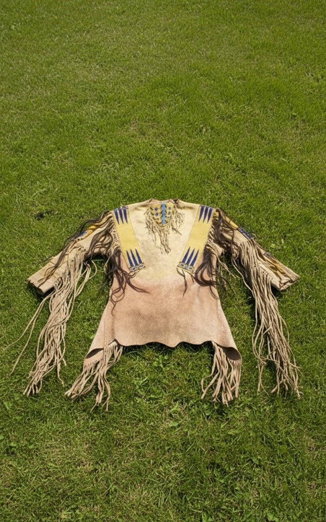 Native American Beaded War Shirt Powwow Regalia PWS199