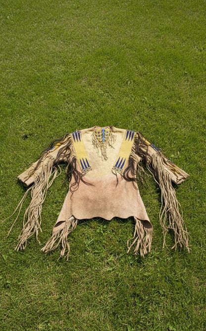 Native American Beaded War Shirt Powwow Regalia PWS199