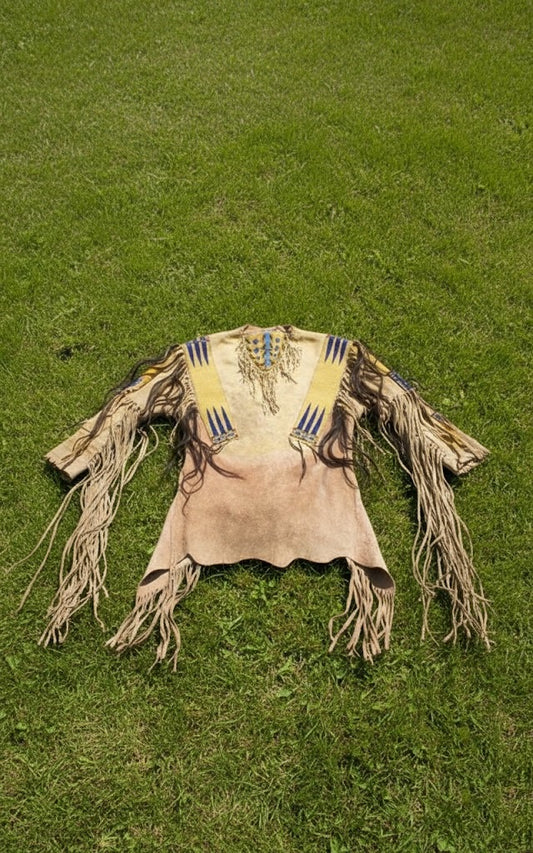 Native American Beaded War Shirt Powwow Regalia PWS199